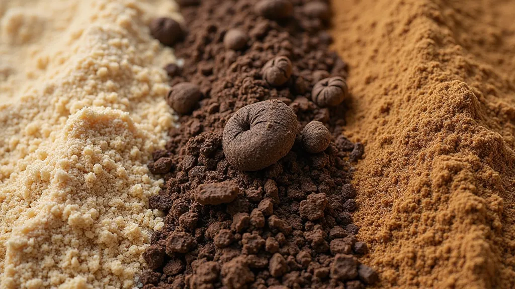 Different types of garden soil